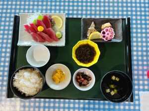 2022.08.08-枕崎お魚センター（レストランぶえん「ぶえん鰹定食」）